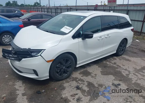 2023 Honda Odyssey Sport from USA, damaged, VIN 5FNRL6H7XPB079997